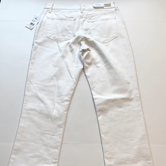 Skinny Girl SZ 28 White Rail Straight Midrise Denim Jeans New - Picture 13 of 13